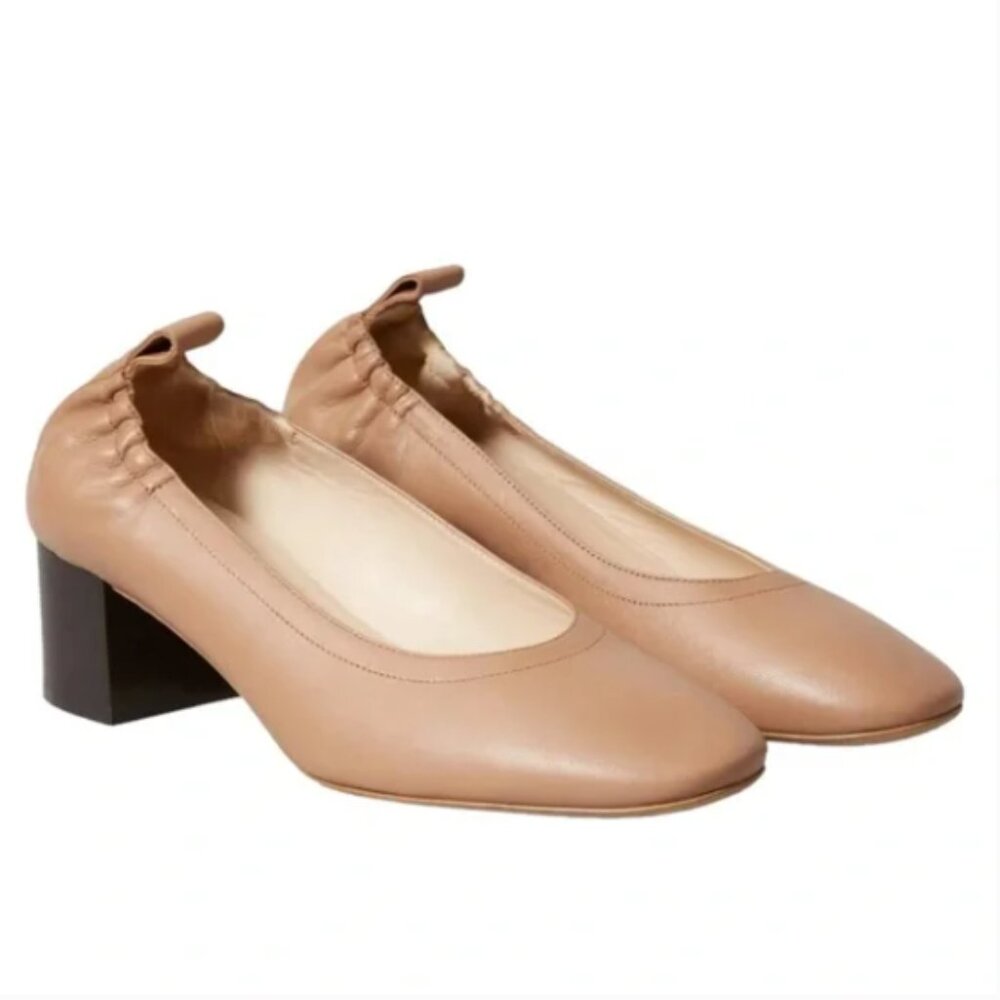 Everlane The Day Heel - Pecan Stacked - 9.5
